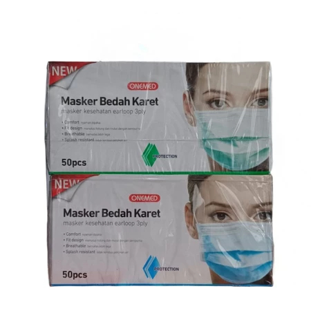 Masker Bedah Karet ONEMED / Masker Onemed Medis Original