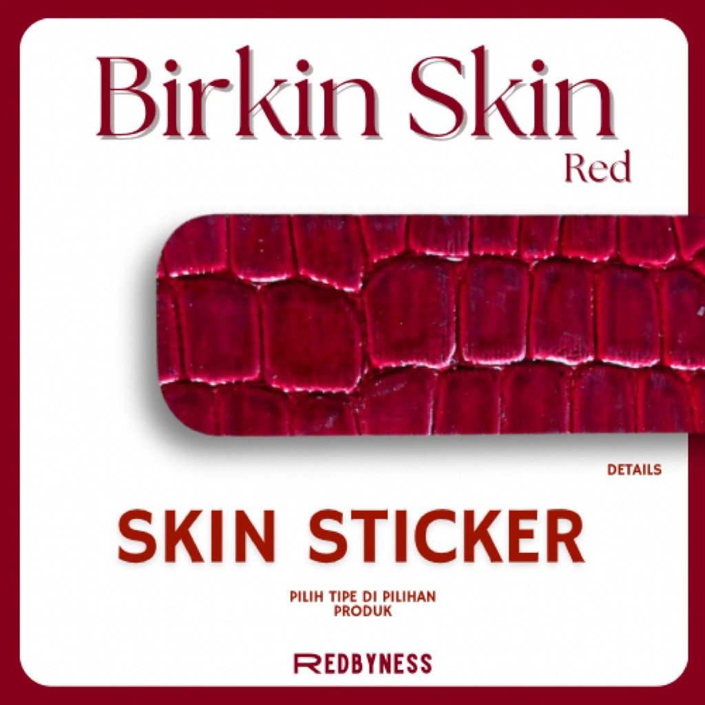 

REDBYNESS| Sticker Skin Brkn Red