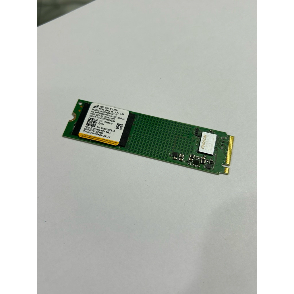 SSD 1TB NVME GEN 4 MICRON 2450 ORIGINAL COPOTAN LAPTOP MURAH