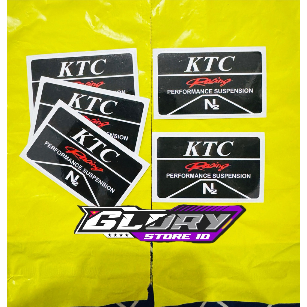 Sticker Shockbreaker KTC racing Stiker shock Ktc