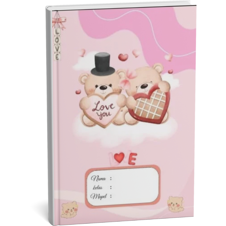 

buku tulis custom imut