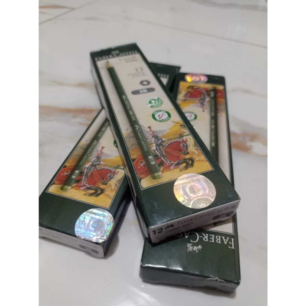 

Faber Castell Pensil Kayu 2B Hitam 12 Pcs/Kotak - Alat Tulis Stationery Kantor Kualitas Terbaik Dengan Sistem Sv Bonding Tidak Mudah Patah Cocok Untuk Menulis Menggambar Sketsa Dan Ujian