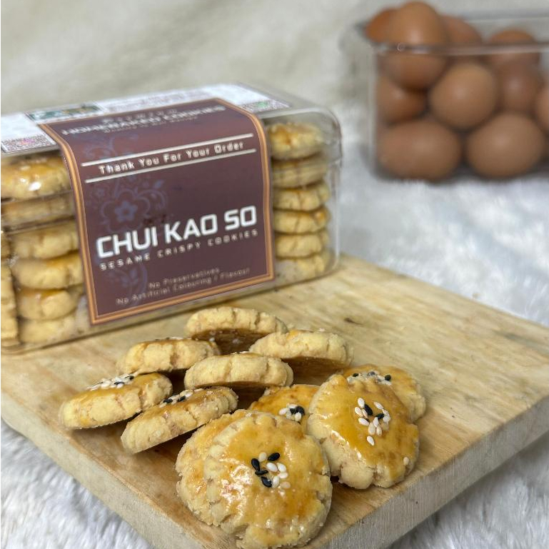 

Kue Kering Chui Kao So Wijen Premium Butter Renyah Gurih dan Crunchy Homemade by RaMaChef