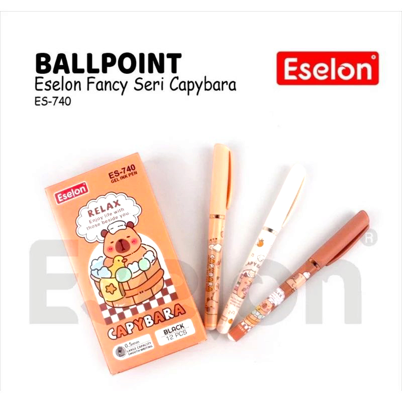 

Pulpen Ipen Gel Sanrio/Capybara/Lotso 12pcs|| Bolpoin Fancy Gel Apple Murah