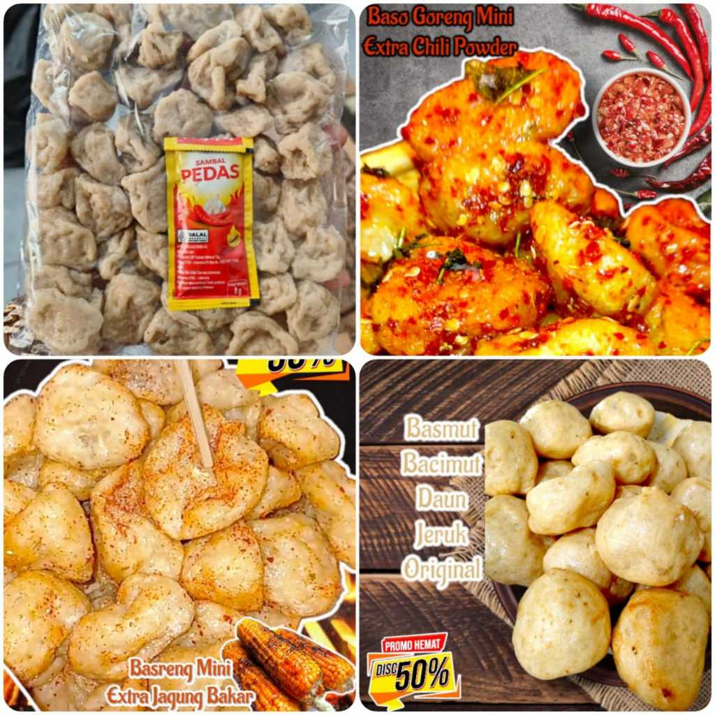 

PAKET BUNDLING 4 Pak Kumplit BASMUT Mini BASRENG Mekar BACIMUT Pizza Mentah all Varian ( LEBIH MURAH DAPAT SEMUA RASA)