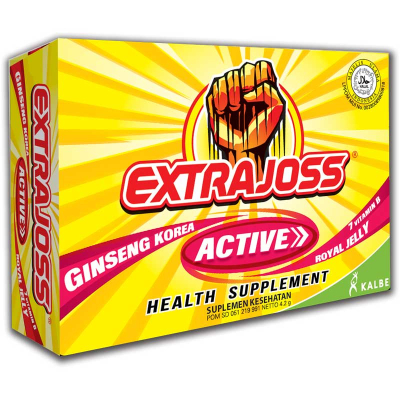 

Extra Joss Active Serbuk 1Pax isi 12Pcs Minuman Kesehatan