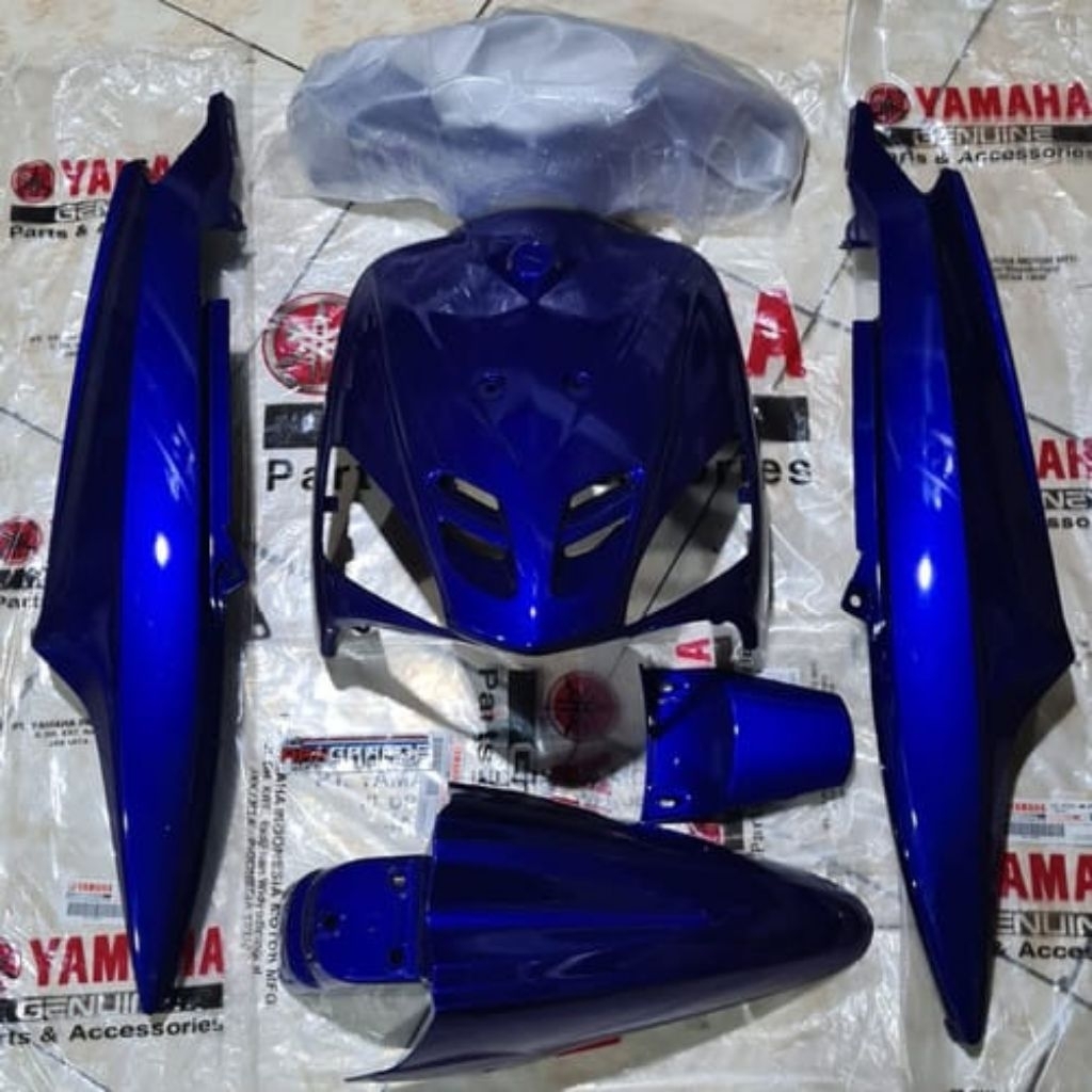 Cover body halus Mio sporty 5TL ORI YGP BIRU TUA