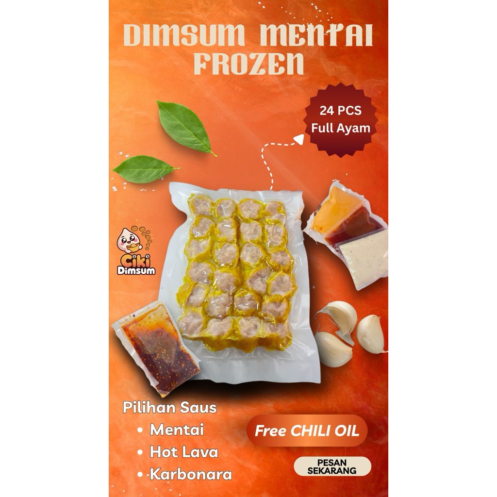 

[isi 24bj] Dimsum mentai frozen by CIKI DIMSUM