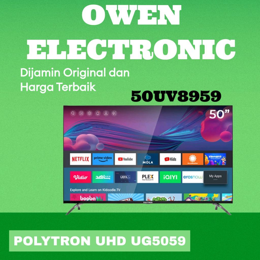 LED POLYTRON 50UV8959 SMART 4K TV 50 INCH
