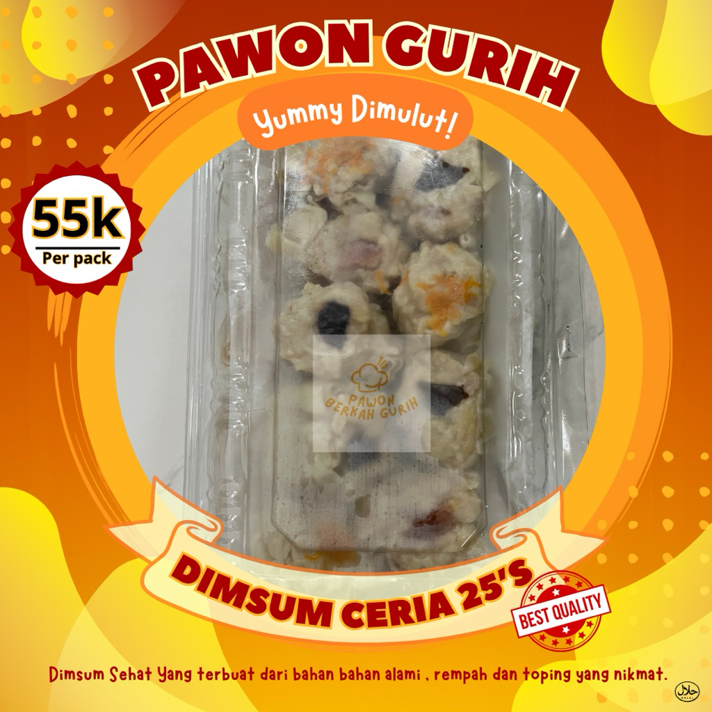 

DIMSUM CERIA ISI 25 PCS