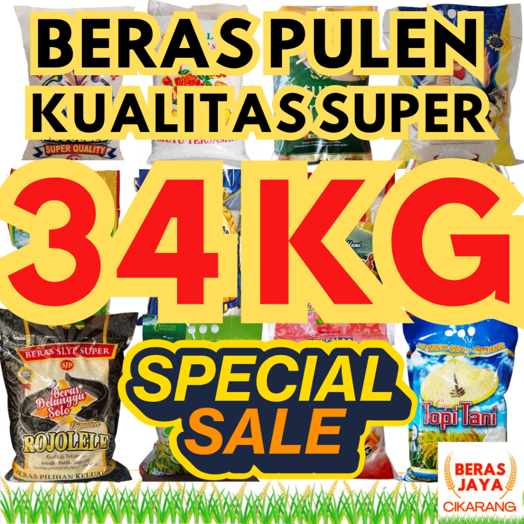 

Promo Beras Pulen Ramos Setra Kualitas Terjamin Bersih Bebas Kutu Super 34 kg Murah Gratis Ongkir