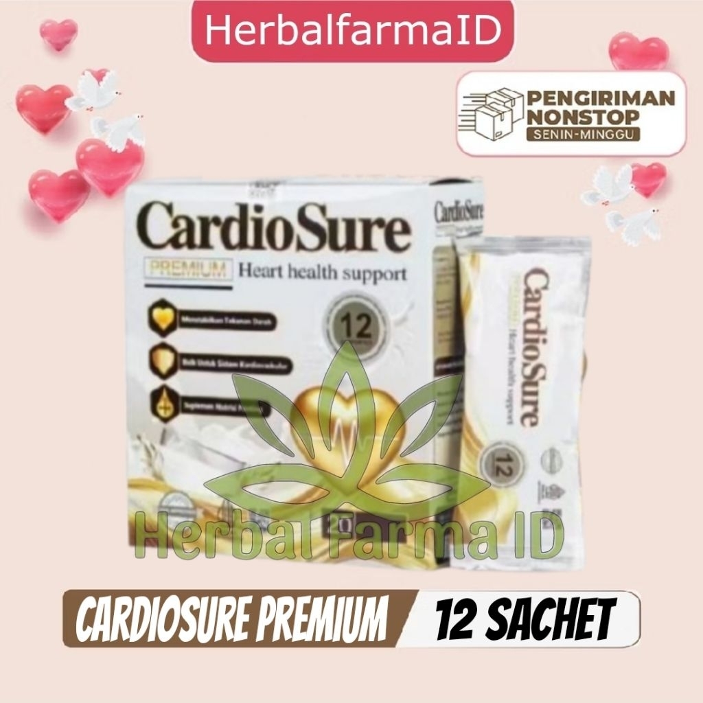 

CARDIOSURE ORIGINAL MEMBANTU ATASI HIPERTENSI KOLESTEROL DAN ASAM URAT
