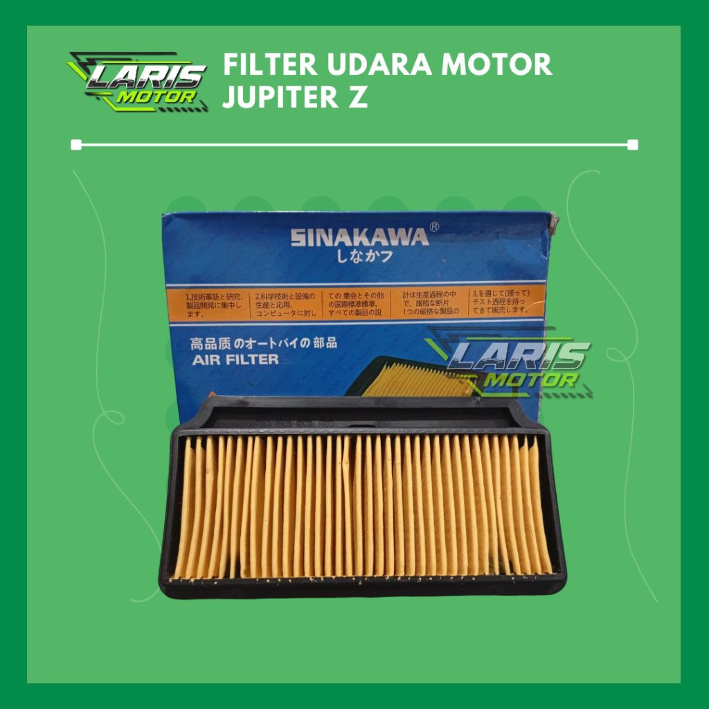 FILTER UDARA SINAKAWA ORIGINAL UNTUK MOTOR JUPITER Z - AIR FILTER PREMIUM ANTI DEBU & AIR WASHABLE