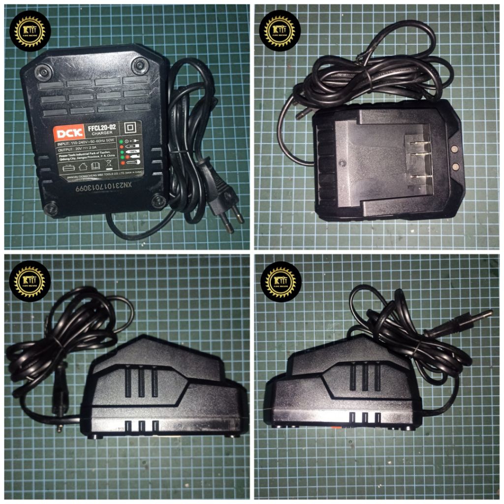 Charger DCA DCK DONGCHENG 20V FFCL20-02 untuk baterai cordless powertools 20V