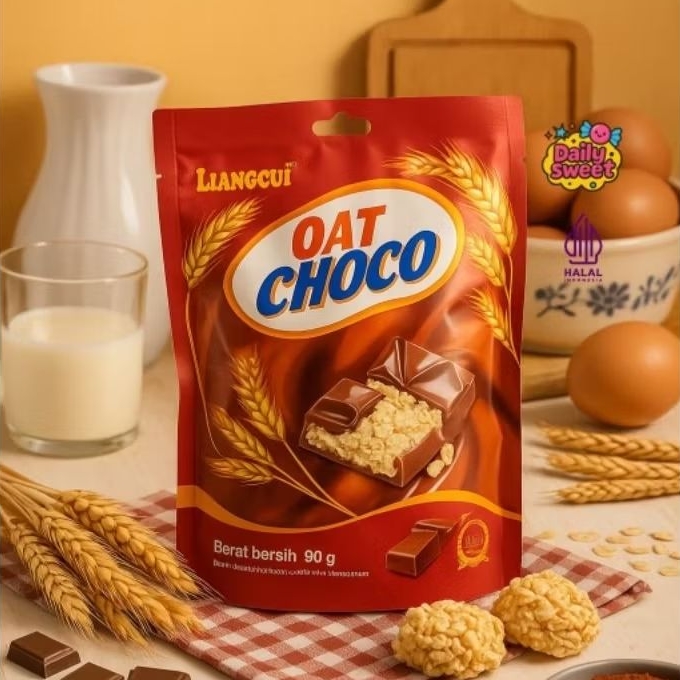 

[LIANGGUI] OAT WHITE CHOCO, OAT DARK CHOCO, RASA COKELAT, COKELAT, COKLAT PUTIH, COKLAT PAHIT, SNACK, CEMILAN, CRUNCHY, MANIS, RENYAH Chocolate Susu Sweet Sereal Biskuit