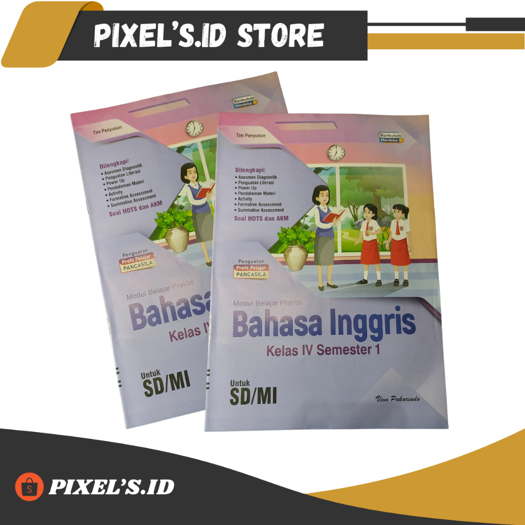 Buku LKS Kelas 4 SD/MI Bahasa Inggris Kurikulum Merdeka