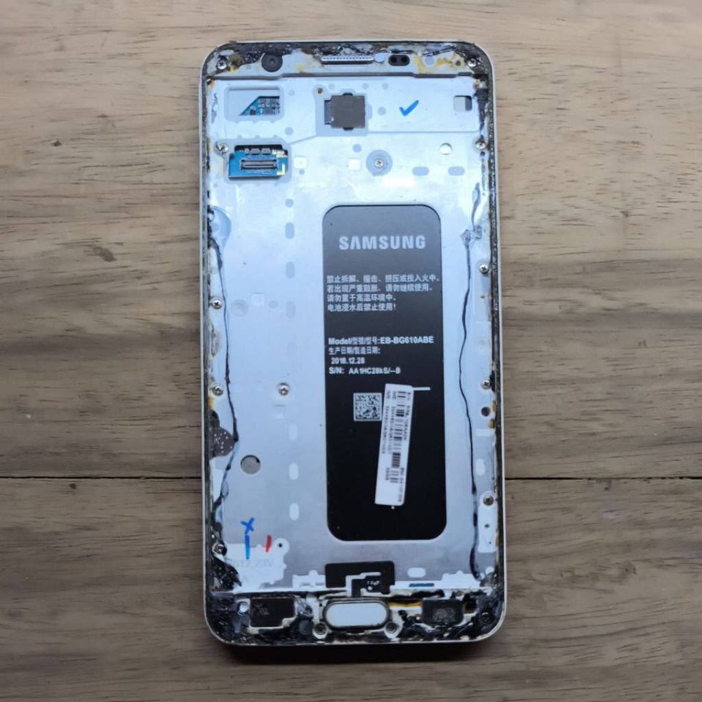 Mesin samsung j7 prime hidup normal