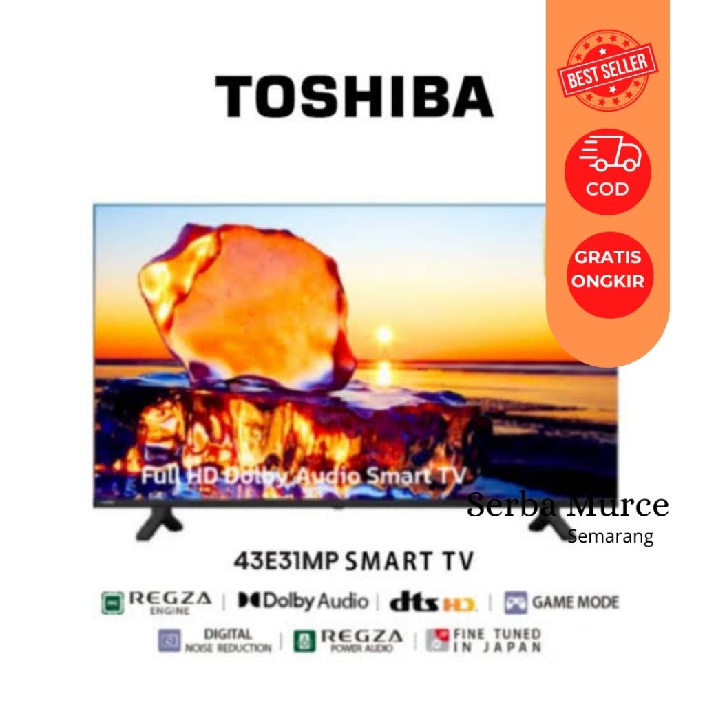 TV Smart Toshiba 3 inch type 43E31/ Smart TV Murah/ SmartTVMurah/ TV Murah/ Smarttvbagus/ Smart TV B