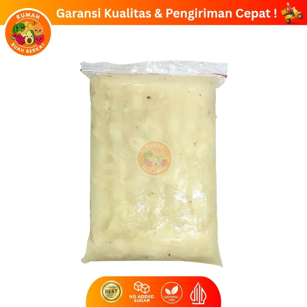 

Buah Sirsak Frozen / Sirsak Beku Premium / Sour Sop Slab Frozen / Daging Sirsak Tanpa Biji Kemasan 1 Kg