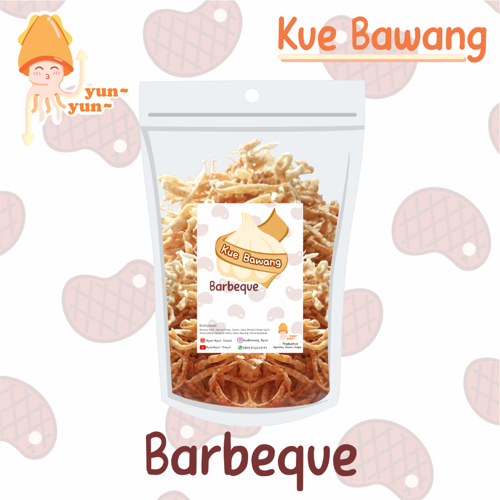 

Rasa Barbeque - Snack Kue Bawang Nyun-Nyun