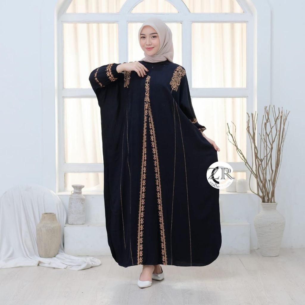 New Product Grosir Gamis Kaftan Rayon Jumbo Daster Kaftan Terbaru Kaftan Arafah Gamis Abaya Kekinian
