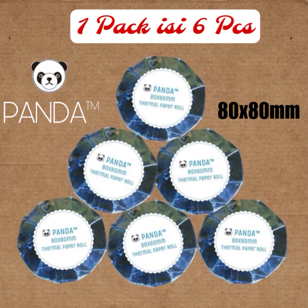 

Kertas Printer Struk Kasir Cash Register PANDA 80x80mm Thermal Paper