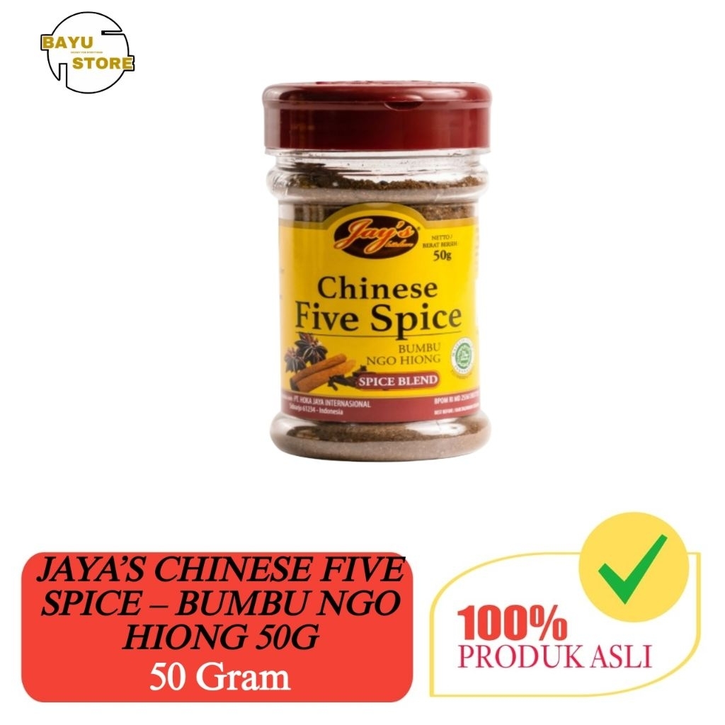 

Jaya’s Chinese Five Spice – Bumbu Ngo Hiong 50g