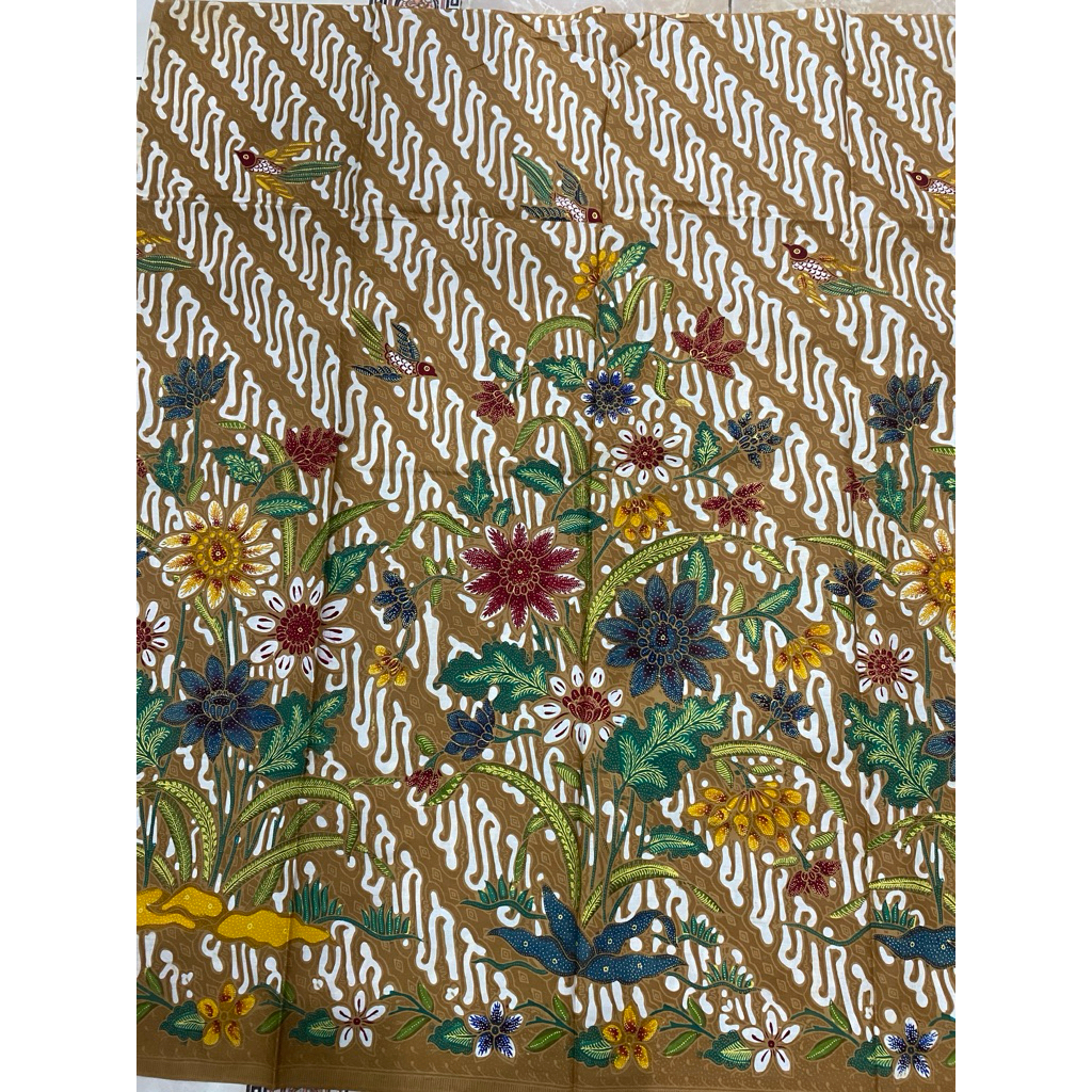 RECOMMENDED KAIN BATIK KOMBINASI TULIS TANAHAN KLASIK, ASLI BATIK PEKALONGAN, BAHAN KATUN PRIMIS