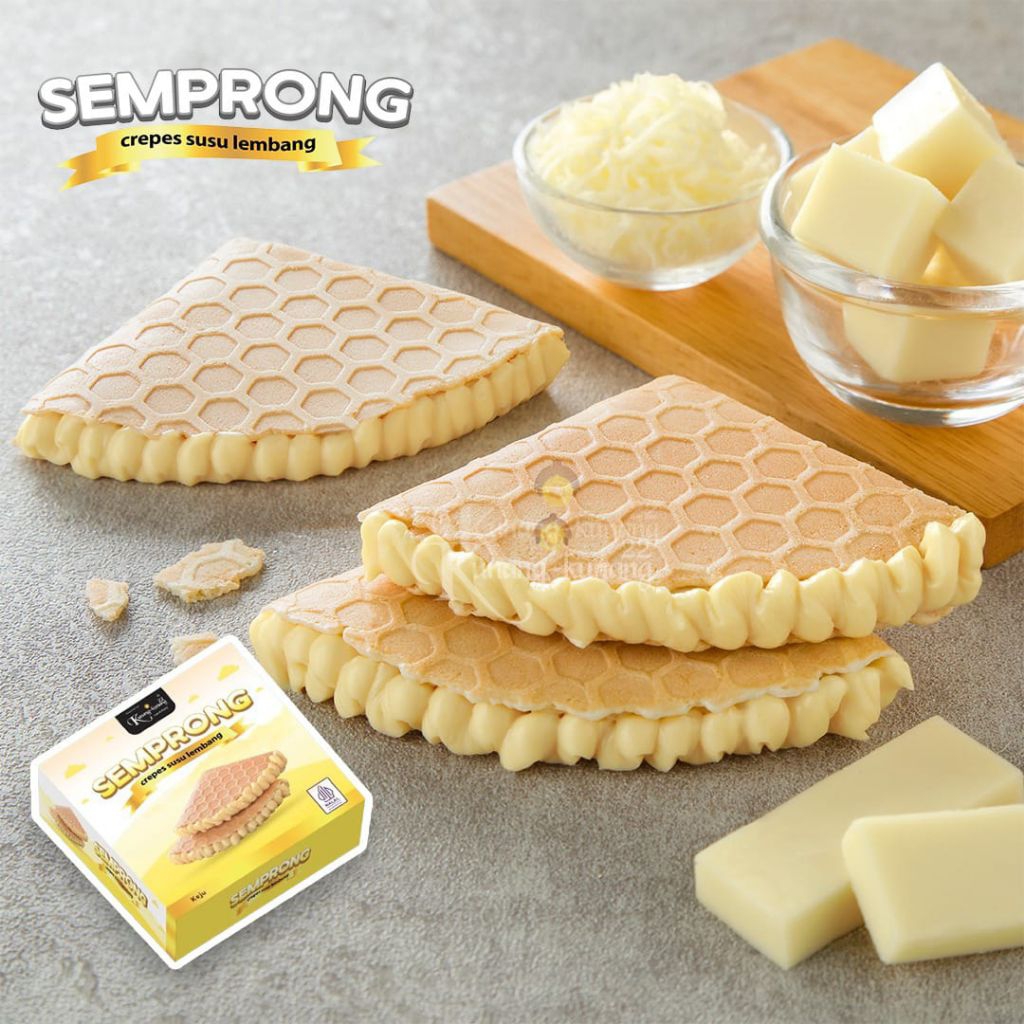 Kunang-Kunang Semprong Crepes Susu Lembang Rasa Keju