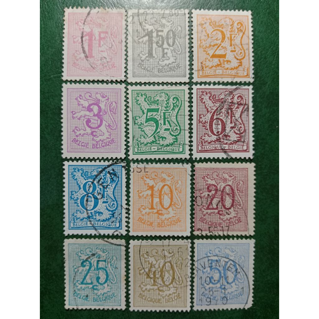 

Prangko Belgia 12 Pcs Tahun 1951 USED