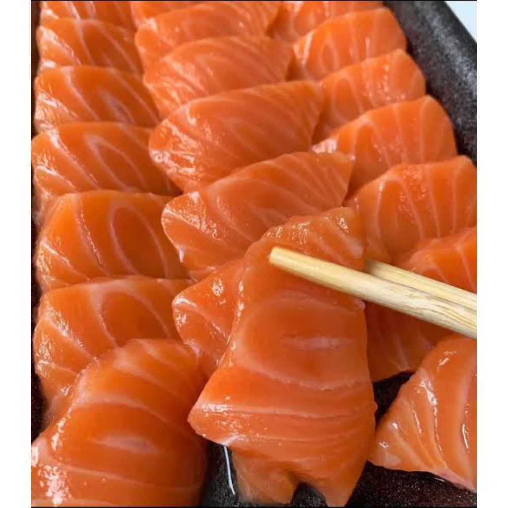 

Salmon Sashimi 230-250gr Ready to Eat Sliced