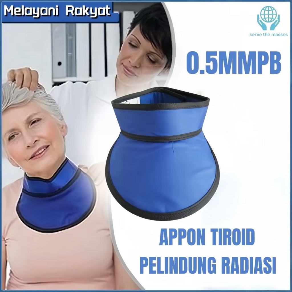 Dental Neck Xray Apron Protector Thyroid Toroid Pelindung Leher
