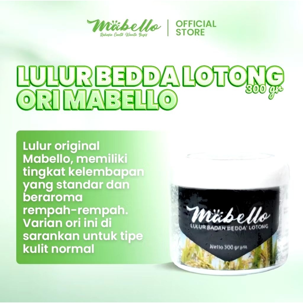 Mabello lulur bedda lotong asli