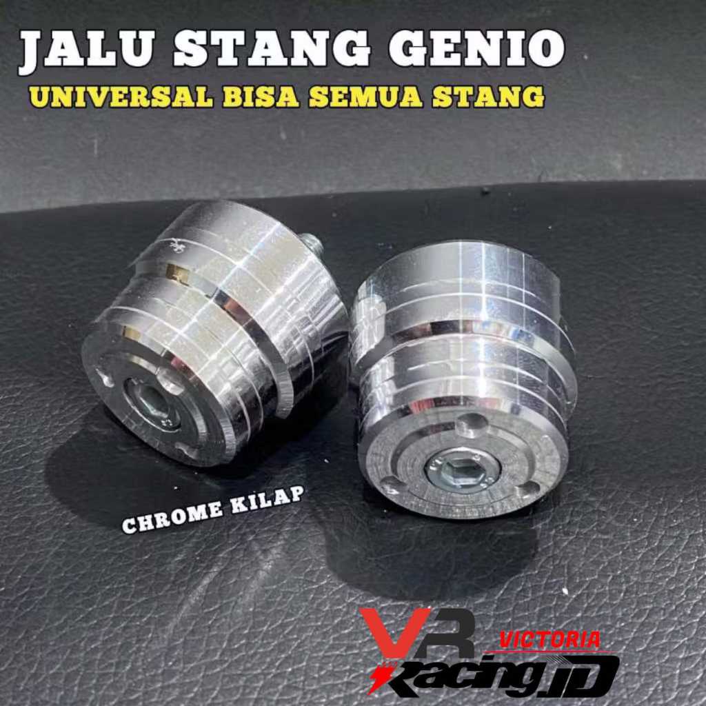 JALU STANG BANDUL STANG CHROME BUBUT MODEL BULAT STAINLES PNP BEAT DELUXE BEAT NEW VARIO NMAX AEROX 