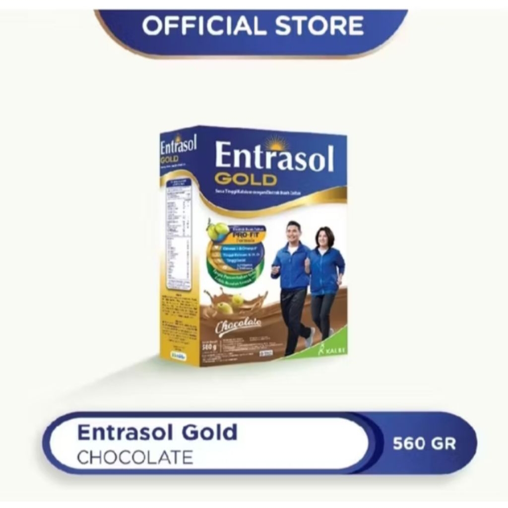 

Entrasol Gold Coklat 560gr susu Lansia Tinggi kalsium