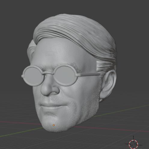 Headsculpt HS Kepala Matt Murdock Daredevil Born Again Muff Toys Notaman Shf NWToys Vtoys Romankey M