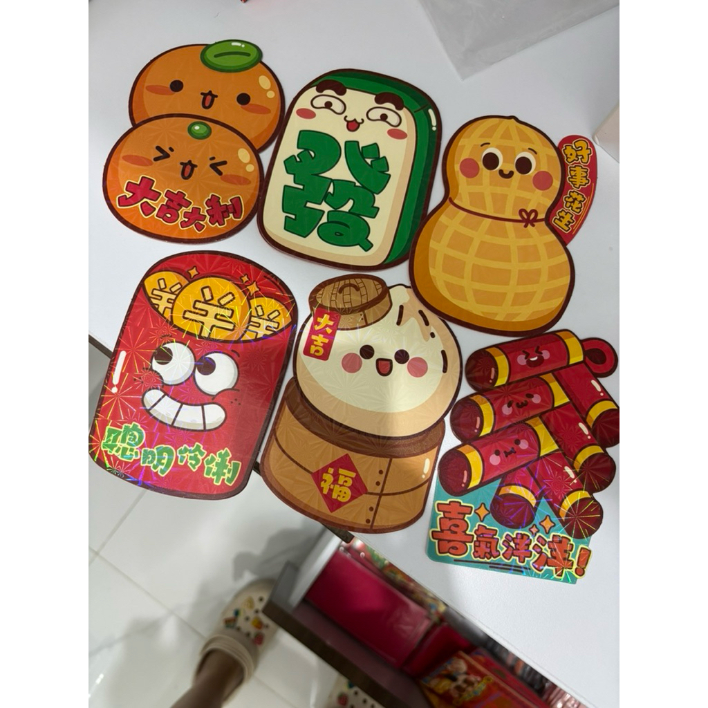 

kertas angpao lucu ulang tahun ular imlek wedding motif lucky chai sen luck / angpao panjang pendek