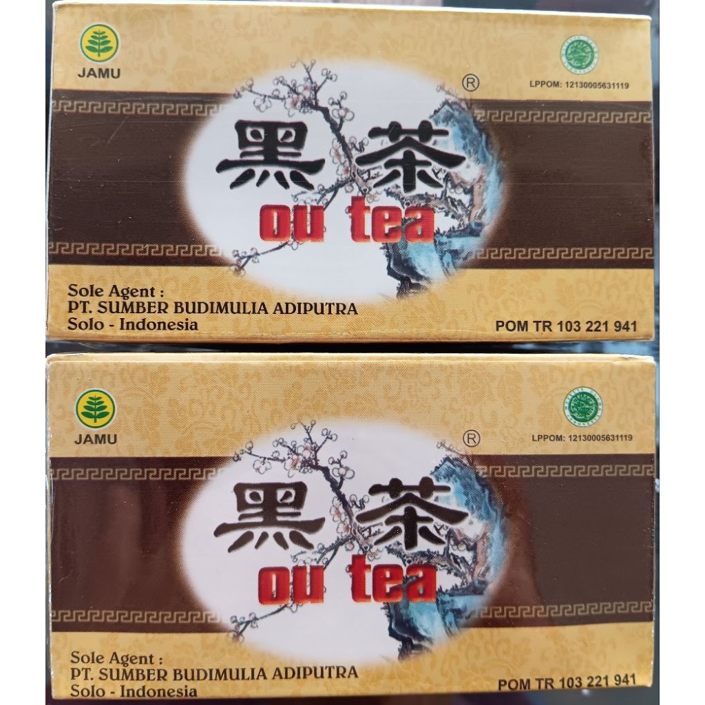 

Teh hitam OUTEA 1paket isi 2 dus