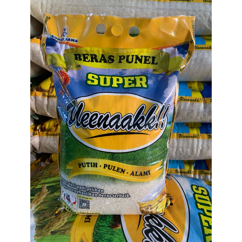 

BERAS 5KG Uenak beras punel super Ueenaakk