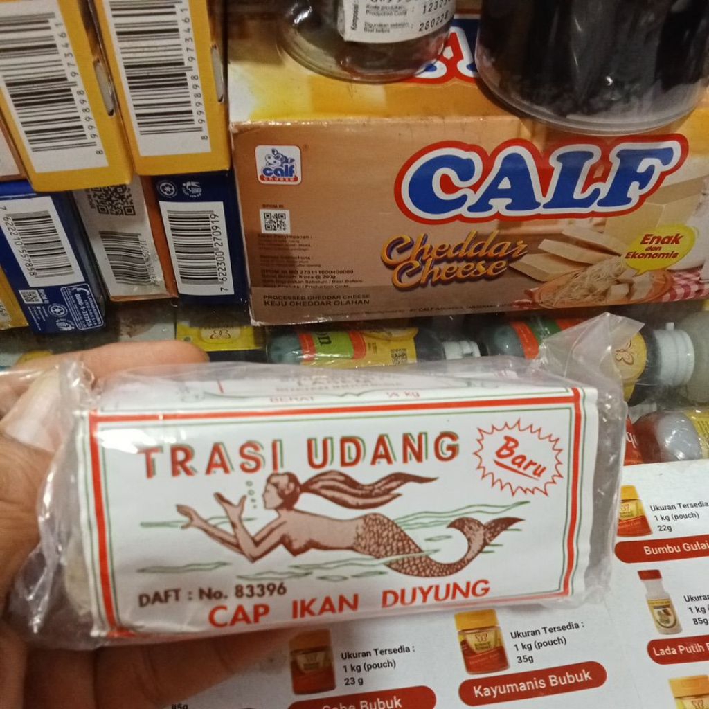 

trasi udang cap ikan duyung 250g
