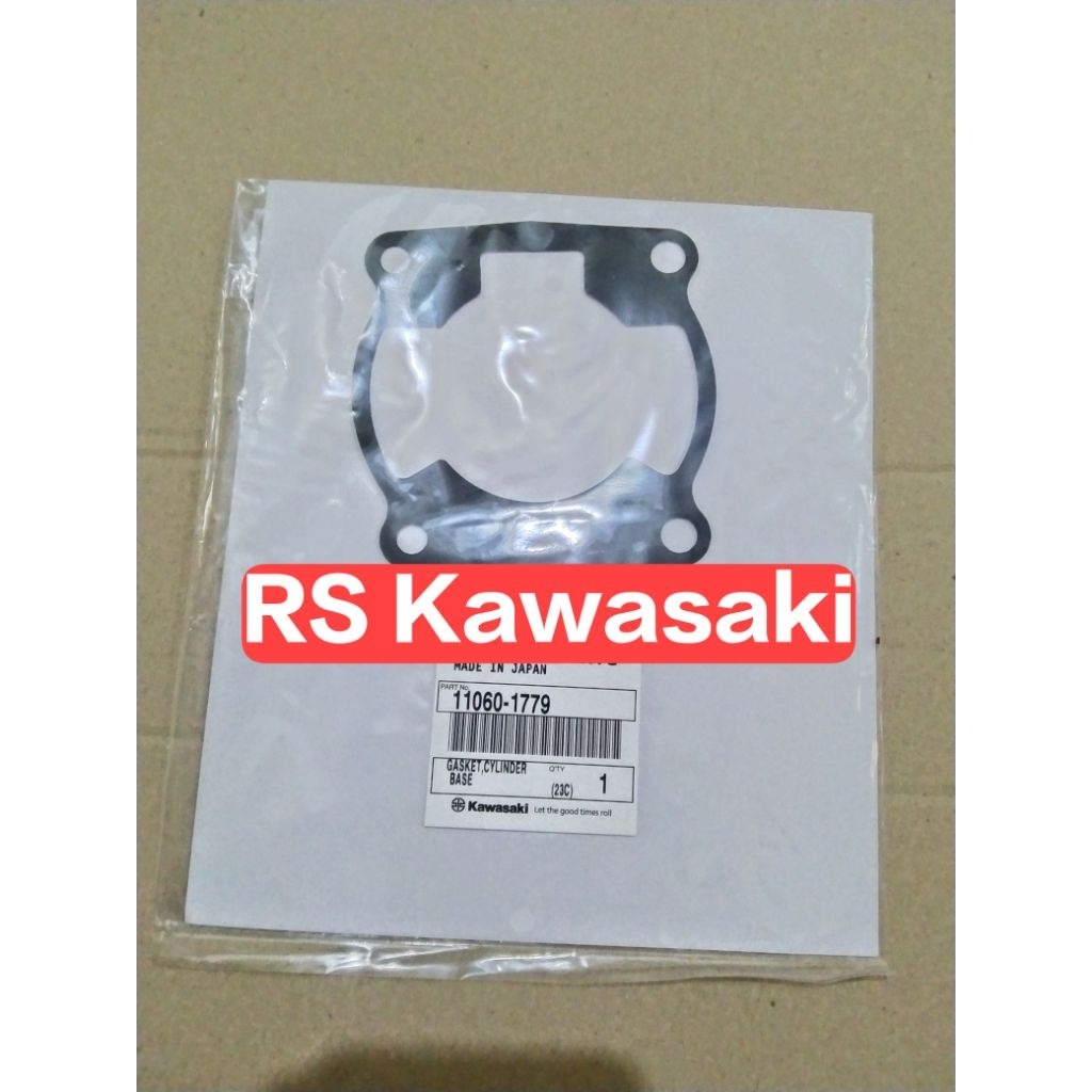 paking gasket blok bawah kx85 kx 85 original 2013