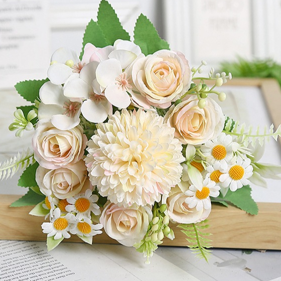 Hiasan Bunga Tiruan Berkualitas Tinggi Hiasan Bunga Kering bunga hiasan ruang tamu-Penjualan grosir