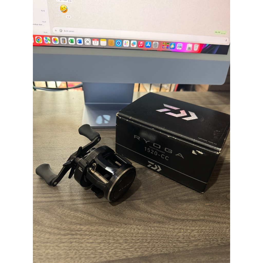 Daiwa Ryoga 1520-CC handle Kanan Bekas