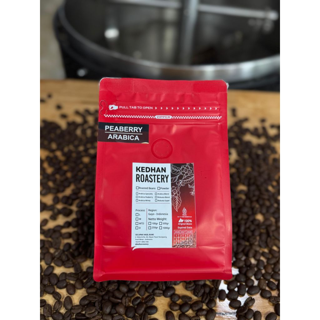 

KOPI KEDHAN ARABICA PEABERRY ASLI ACEH GAYO
