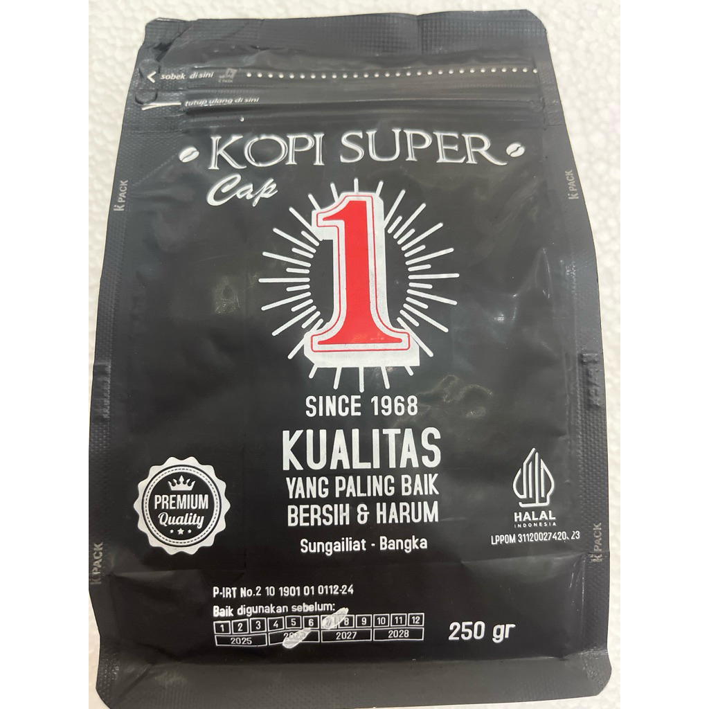 

kopi bubuk cap 1 kwalitas premium