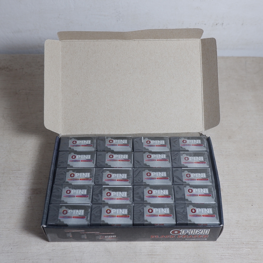 

[12 Pcs] Paket Hemat Penghapus Pensil Warna Hitam Murah 12 Pcs
