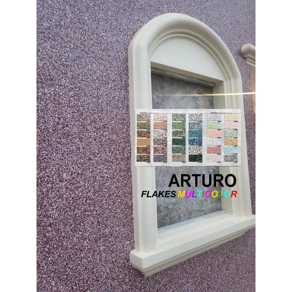 Cat Tembok Tekstur Arturo type Flakes (FLK) ukuran pail 20 Kg