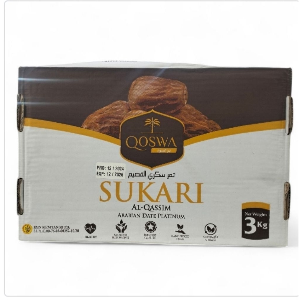 

Kurma Sukari premium QOSWA 3kg