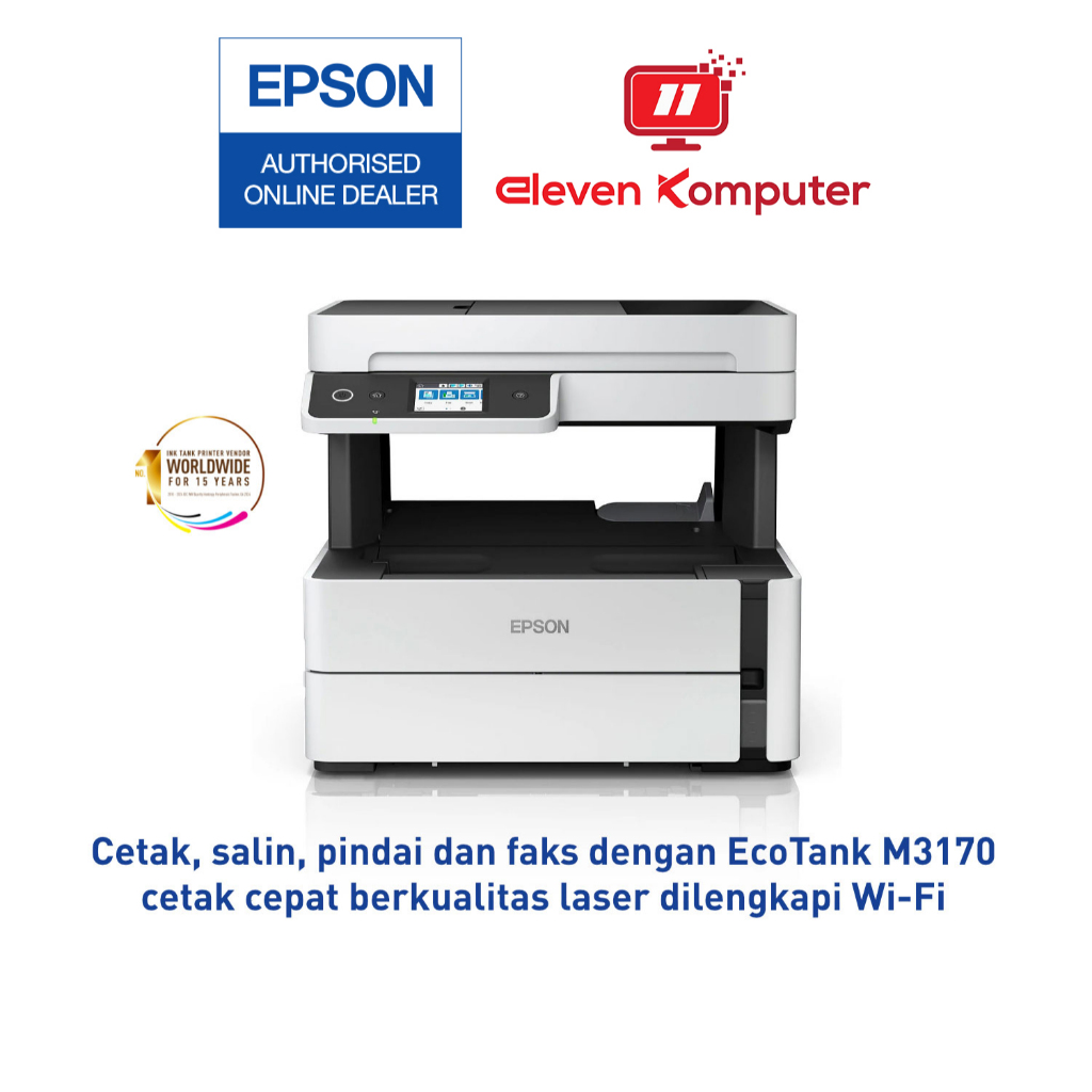 Epson Printer M3170 InkJet Monochrome All In One Ink Tank