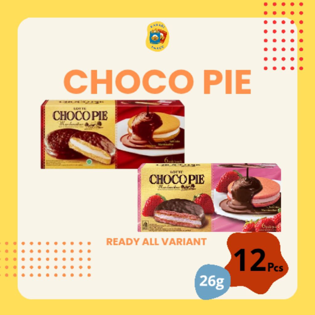 

RS Lotte Chocopie (26g) All Variant isi 12pcs